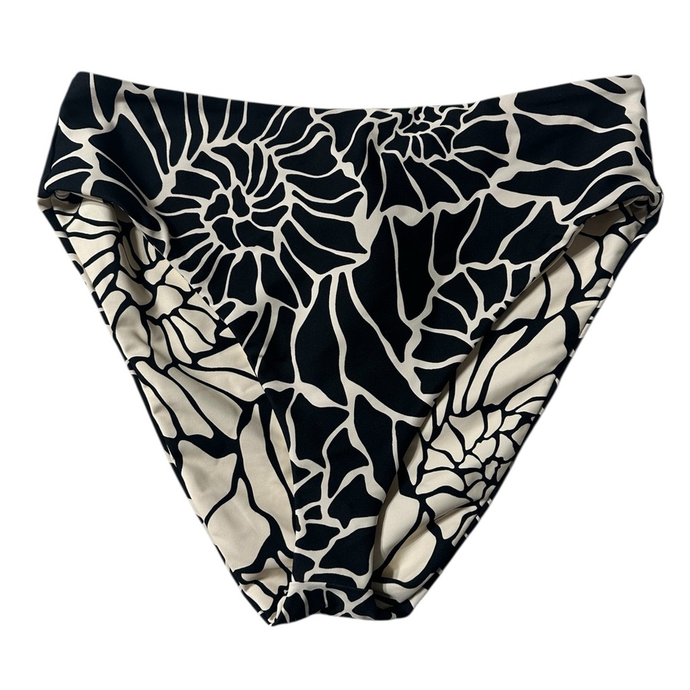 ANTONIO MELANI Black and White Swim Bottom